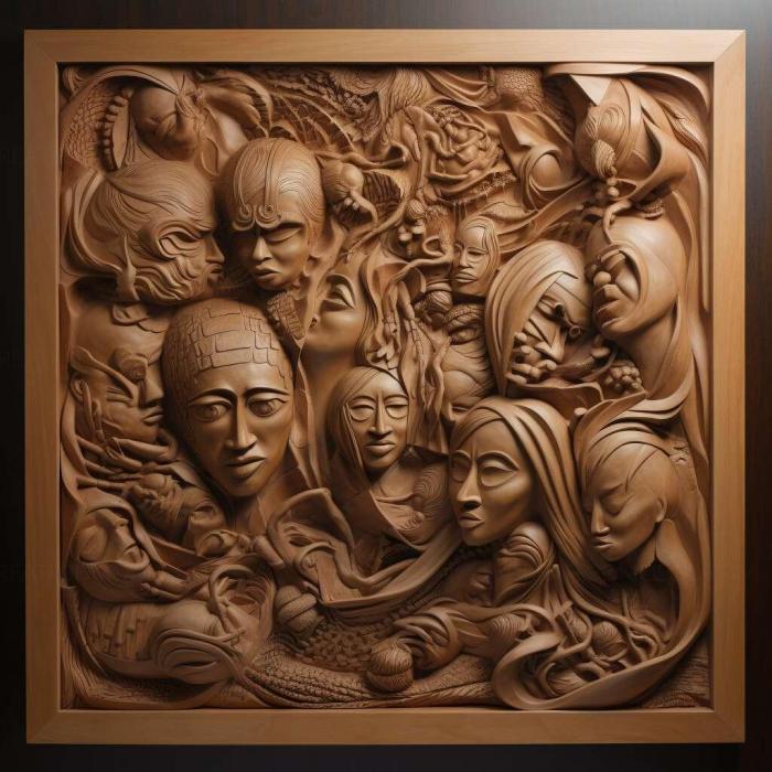 نموذج ثلاثي الأبعاد لآلة CNC 3D Art 